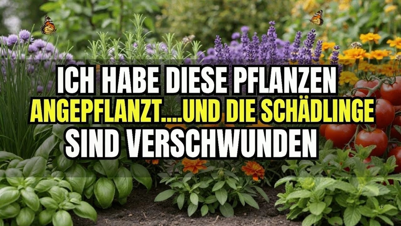 Die Top 7 Begleitpflanzen, die Gartenschädlinge sofort vertreiben