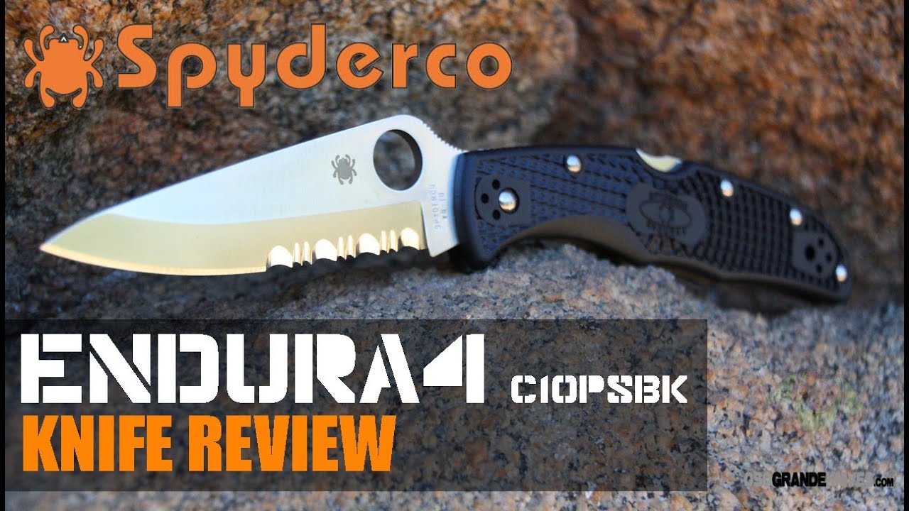 Обзор ножа Spyderco Endura4 C10PSBK | OsoGrandeKnives