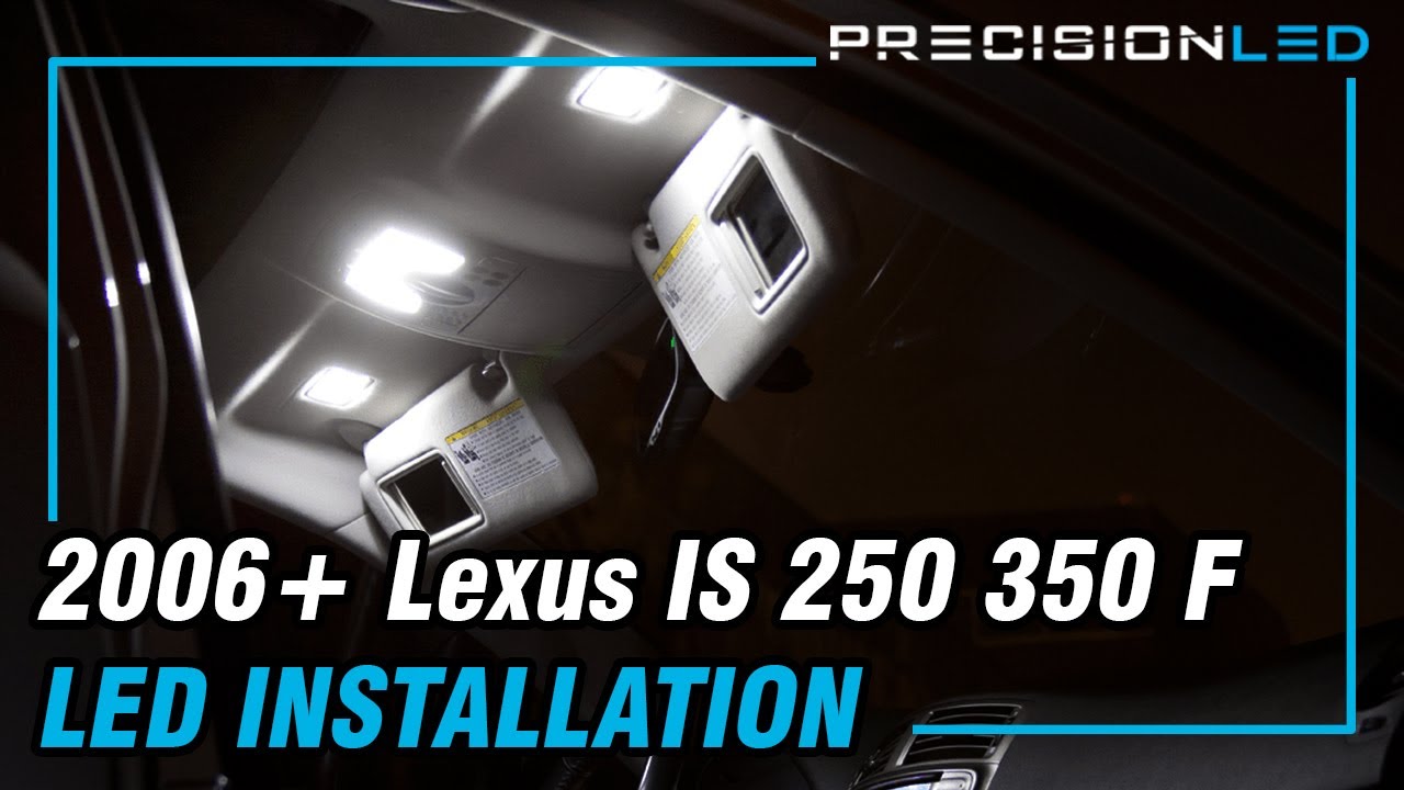 Установка светодиодных фар Lexus IS 250 350 F - 2006+