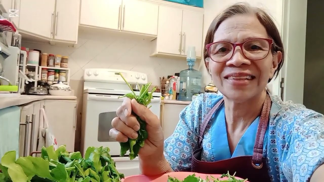 CLEANING GREEN LEAVES 🌿🌿🌿🌿 VEGETABLE 