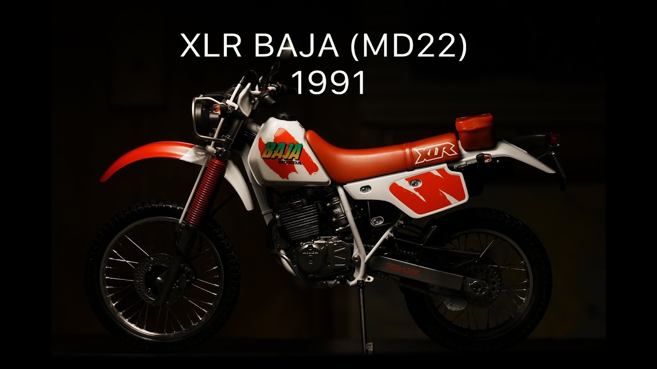 Honda　XLR BAJA （MD22）（1991） Hasegawa 1/12 scale plastic model [Full Build]