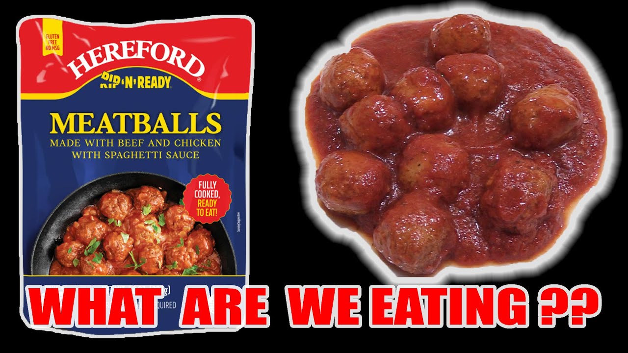Hereford Ready to EAT Meatballs with Spaghetti Sauce -