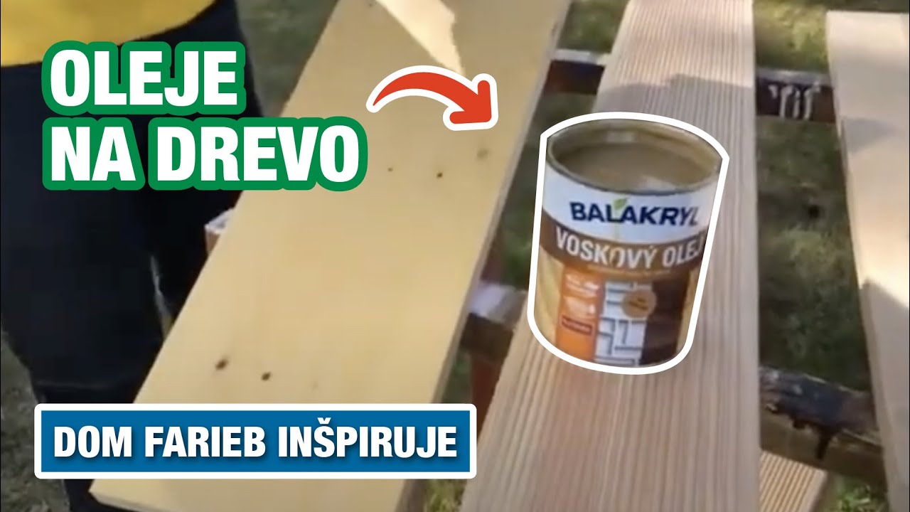Oleje na drevo