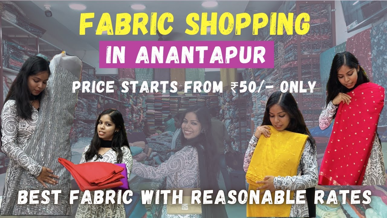 Fabric shopping in anantapur prices starts from ₹50/- best fabric with reasonable prices #trending