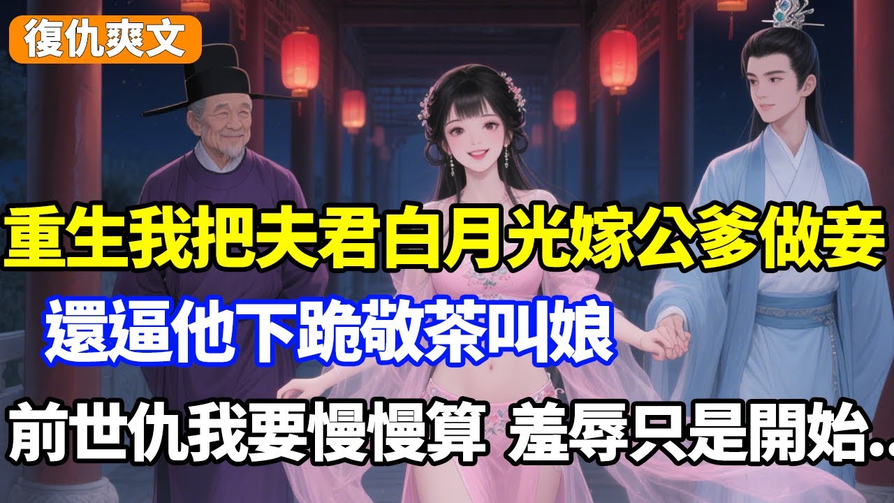 重生我把夫君白月光嫁公爹做妾，還逼他下跪敬茶叫娘，前世仇我要慢慢算，羞辱你只是開始#小说