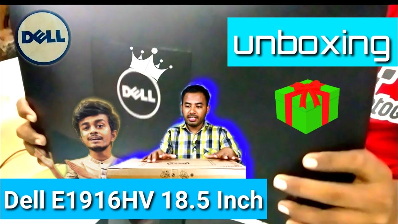 Dell E1916HV 18.5 Inch LED Monitor (VGA) Unboxing review