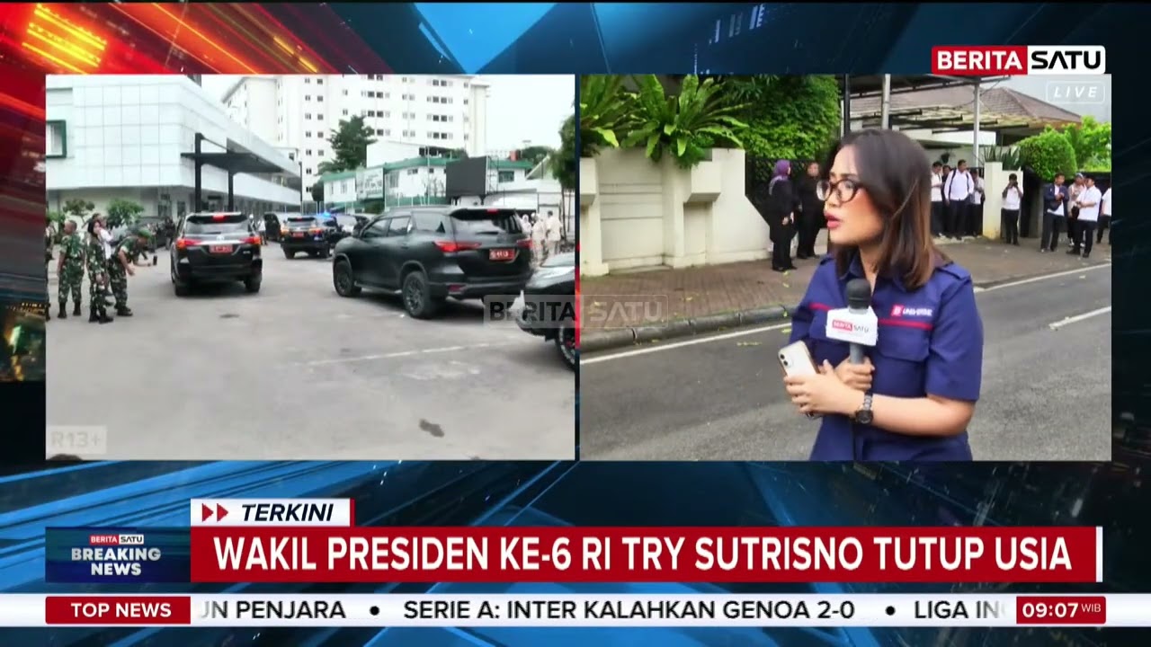 Indonesia Kehilangan, Try Sutrisno Wafat di Usia 90 Tahun #beritasatu