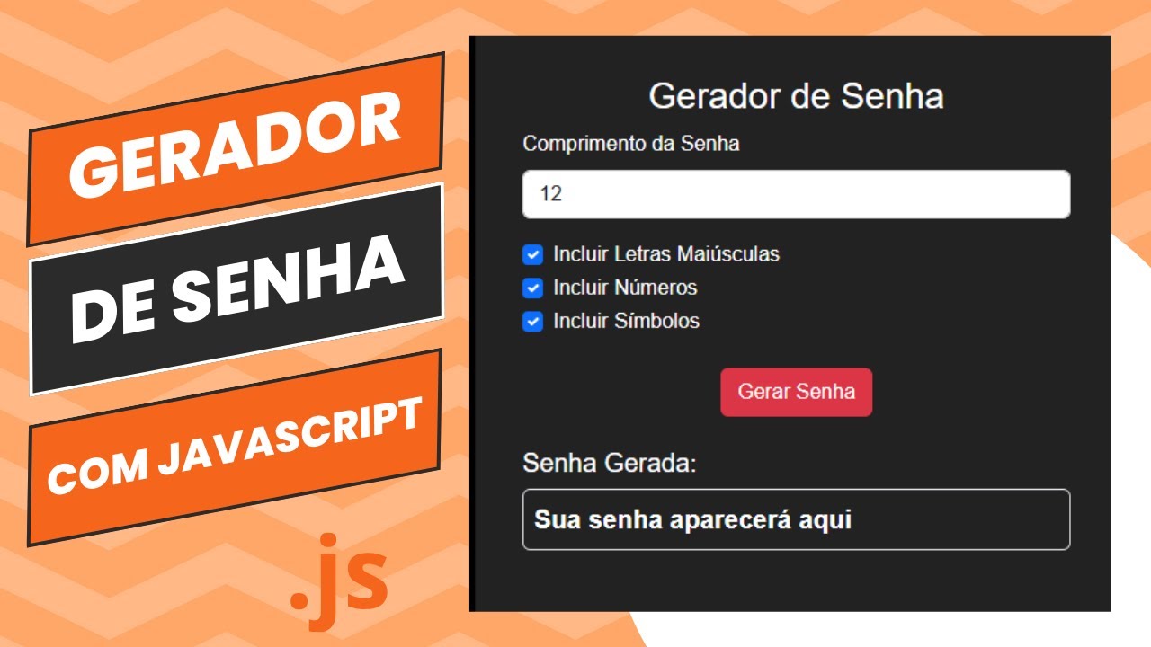 Aprenda como criar um gerador de senha com HTML, Javascript e Bootstrap