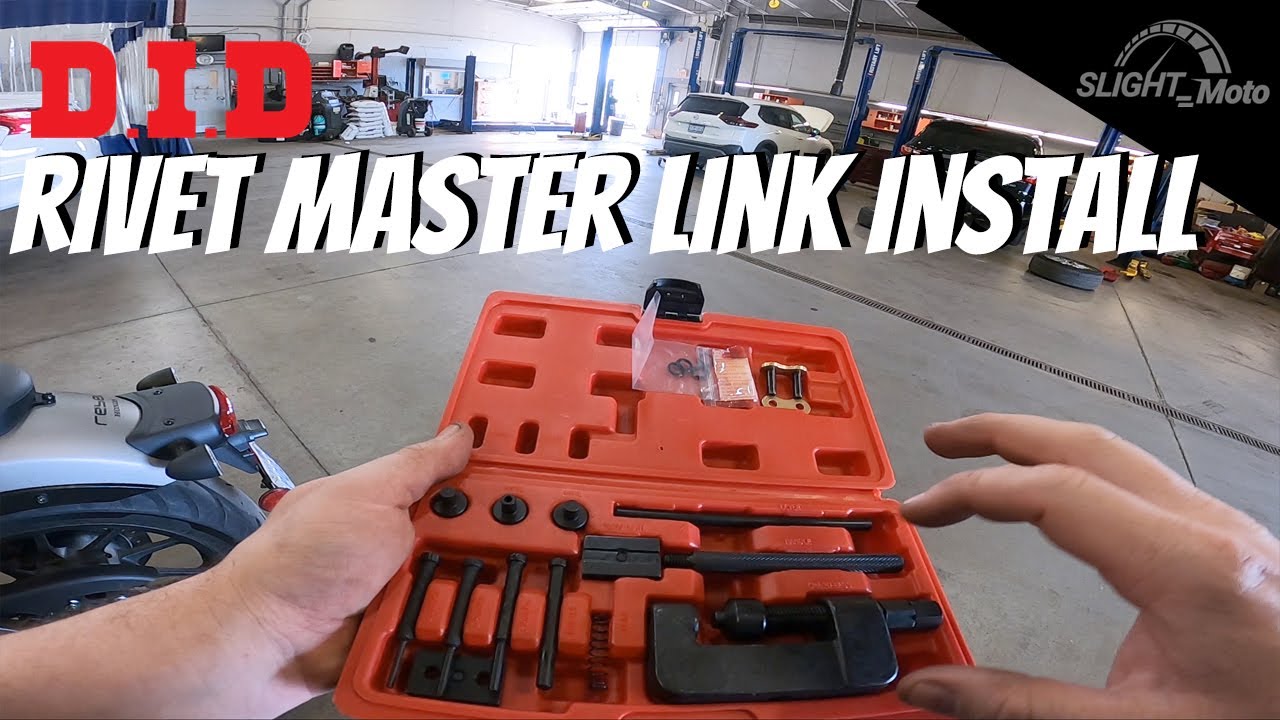 Honda Rebel - D.I.D. Rivet Master Link installation.