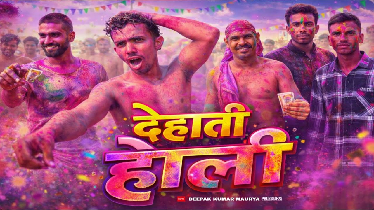 देहाती होली || Gaw ki holi comedy || Holi Vlog 2026