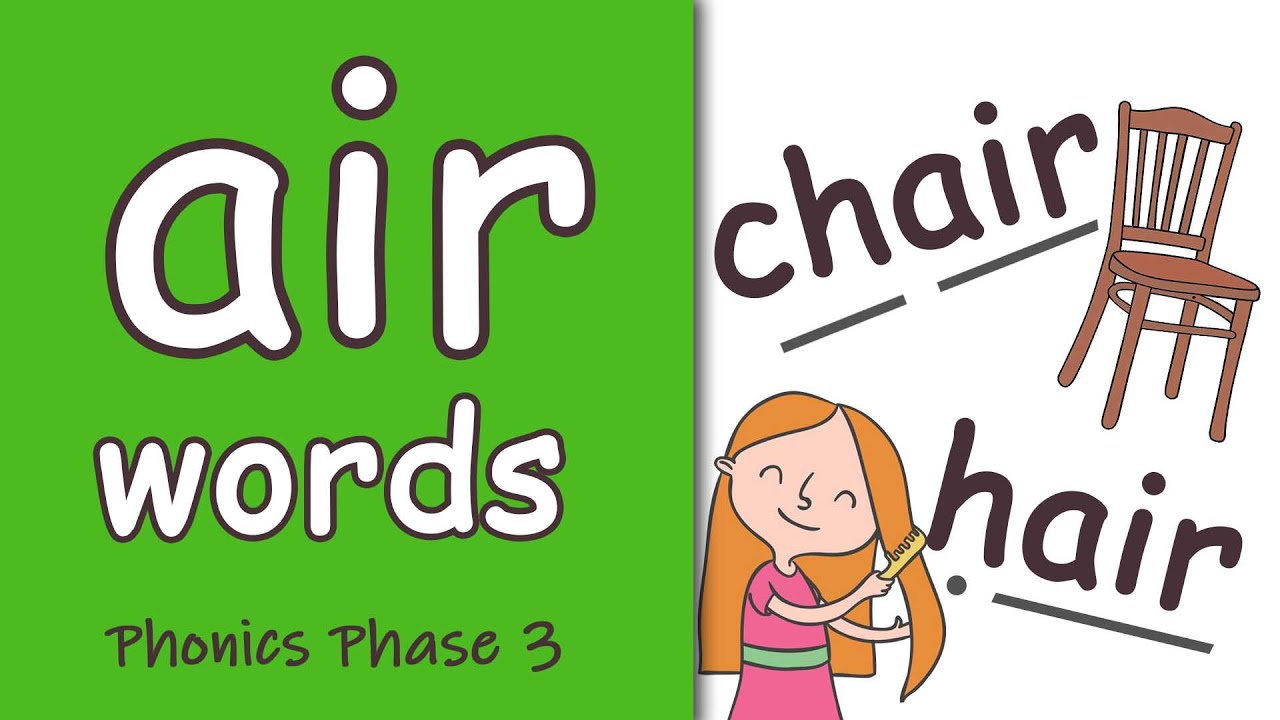 air Words | Phase 3 Phonics