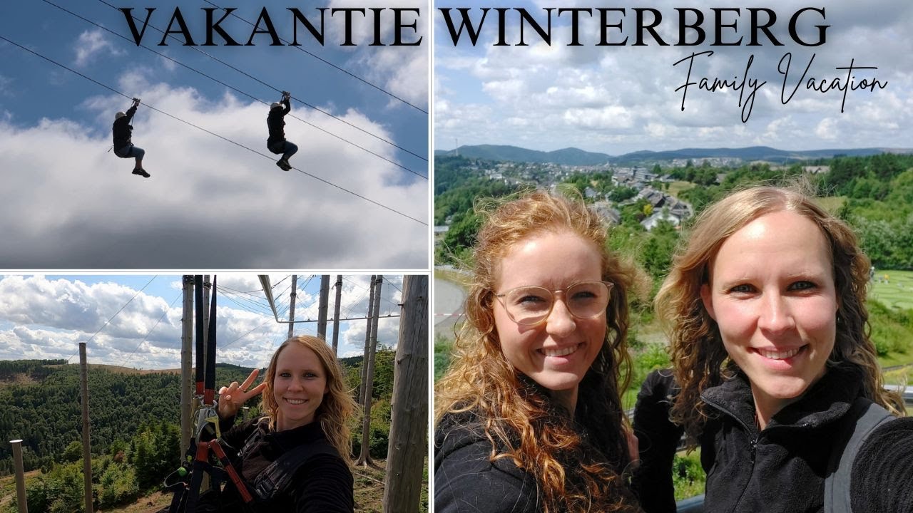 Fly-Line Met Prachtig Uitzicht 🪂🗻| Super Snelle Rodelbanen 😱 | Sky Fly 🙈 (Vakantie Vlog Winterberg)