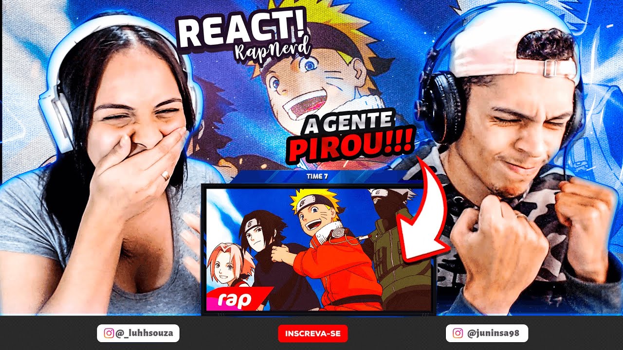 Kakashi, Naruto, Sasuke, and Sakura Rap - TEAM 7 | NERD HITS | [React to RapNerd Couple] 🔥