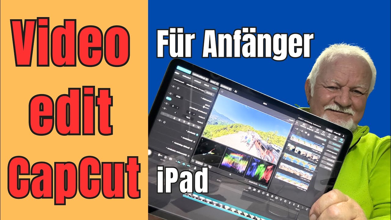 Echter Videoschnitt: CapCut iPad Tutorial.