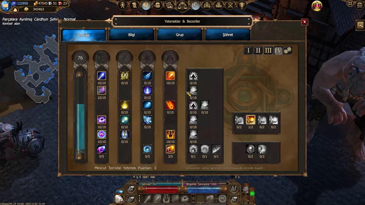 Drakensang Online 100LvL New Mage Skill  and Wisdom Point.