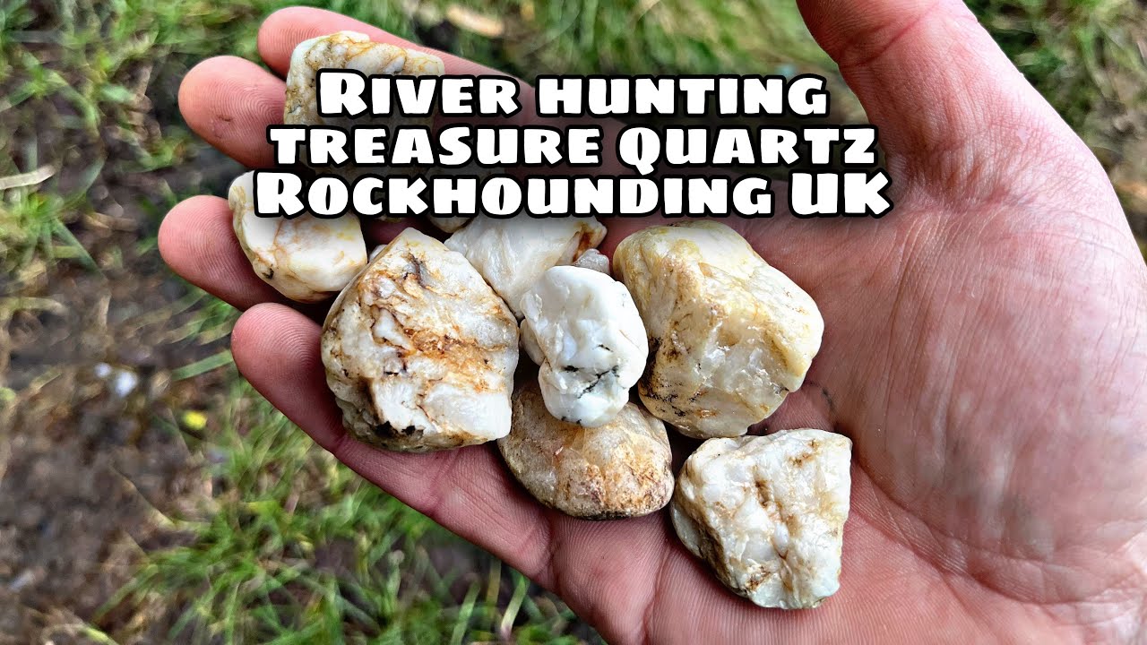 River hunting for Treasure and precious crystals Cumbria Rockhounding UK