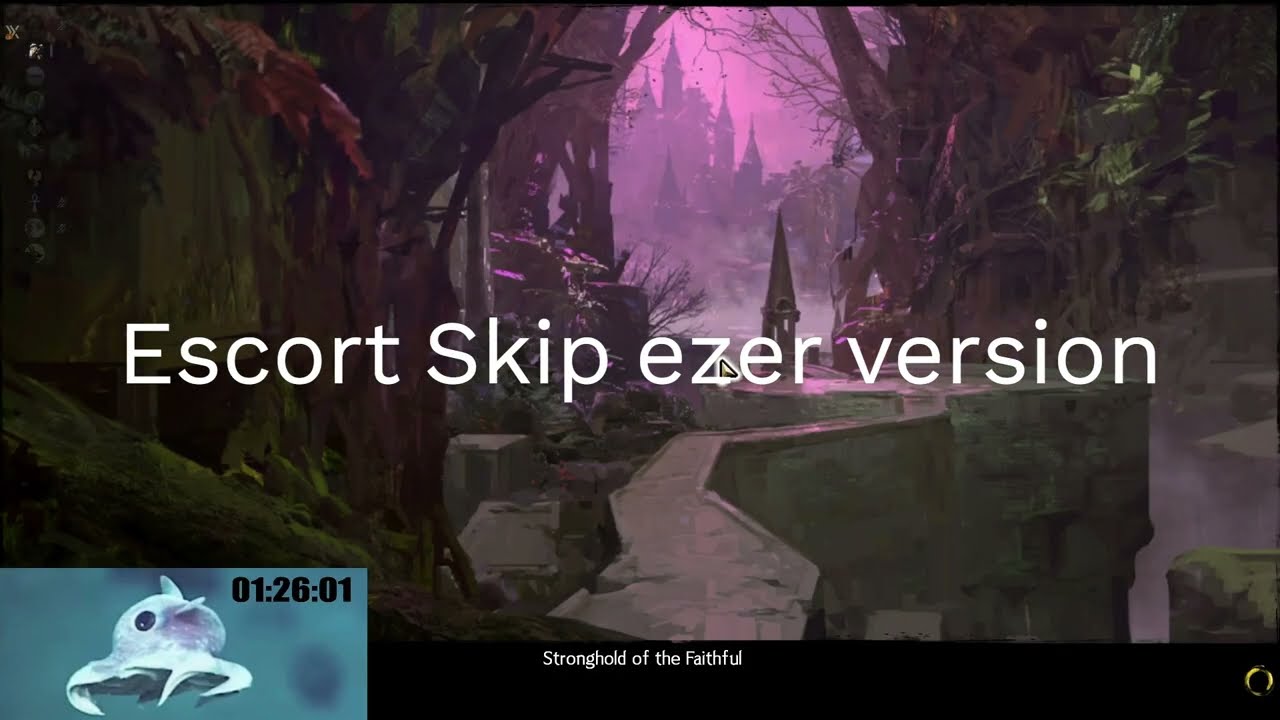 Gw2 - Raid W3 Escort Skip ezer version and less Organisation req
