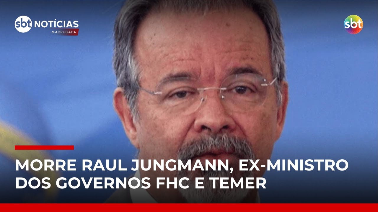 Morre Raul Jungmann, ex-ministro e ex-deputado federal, aos 73 anos | #SBTNot&iacute;cias