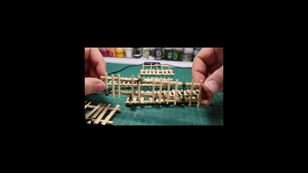 Ladders, walkways, and bridges, oh my!#1490doom #miniatureterrain #warhammer #terrainbuilding #aos