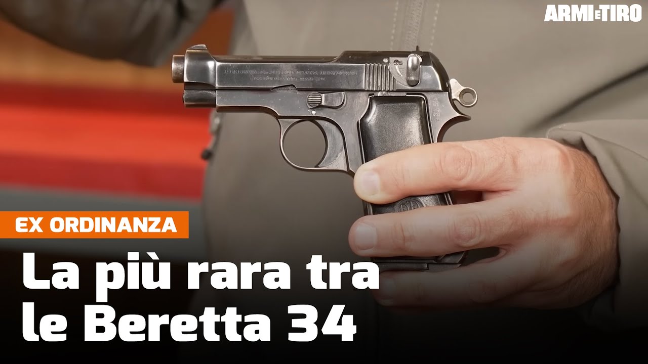 La più rara tra le Beretta 34: con sicura all'otturatore! - Ex ordinanza