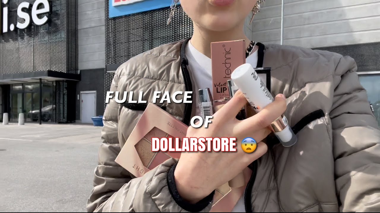 FULL FACE OF DOLLARSTORE SMINK! 😨