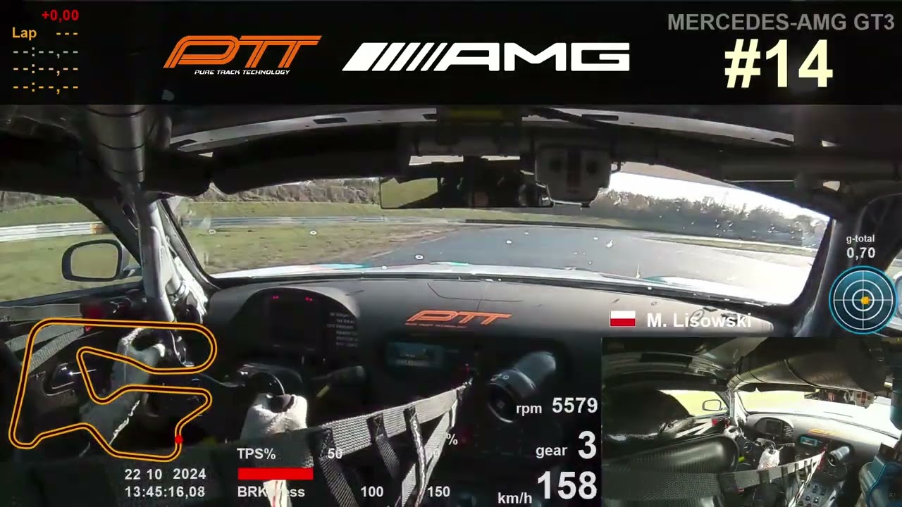 TOR POZNAŃ 1.26.62 Mateusz Lisowski AMG GT3