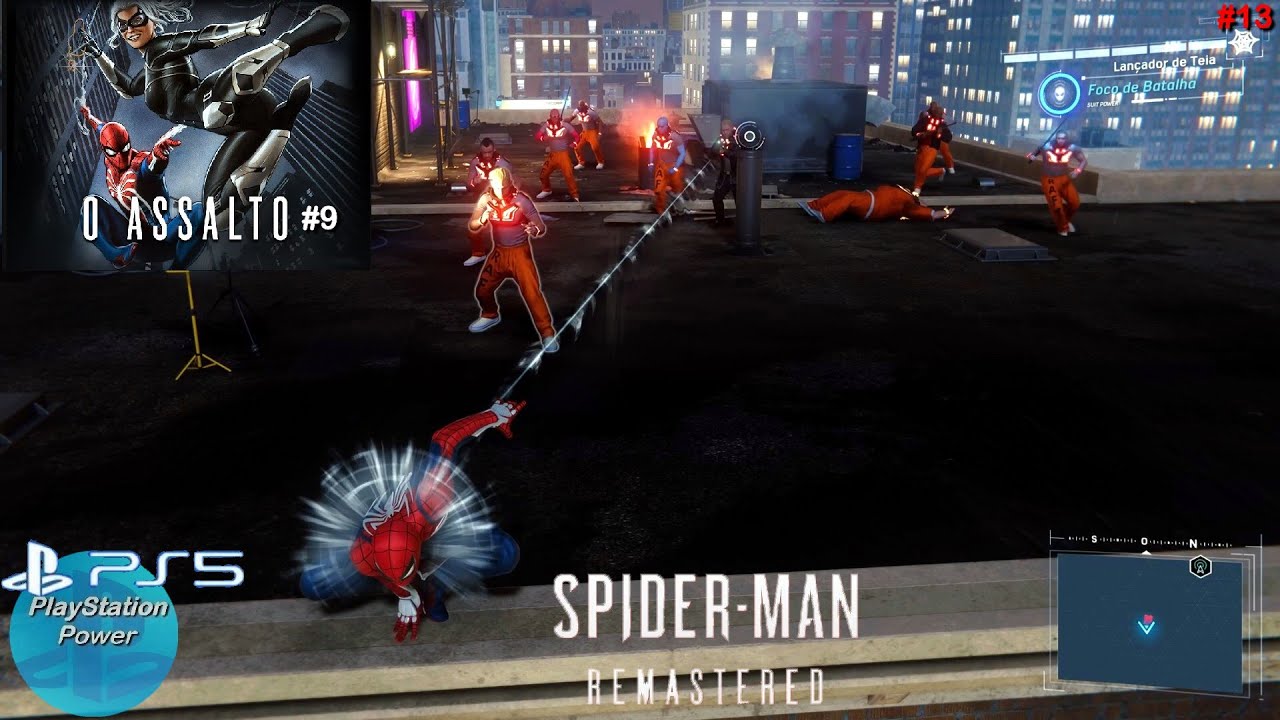 Gata Negra - O Assalto (#9) - Spider-Man Remastered (#13) - PS5