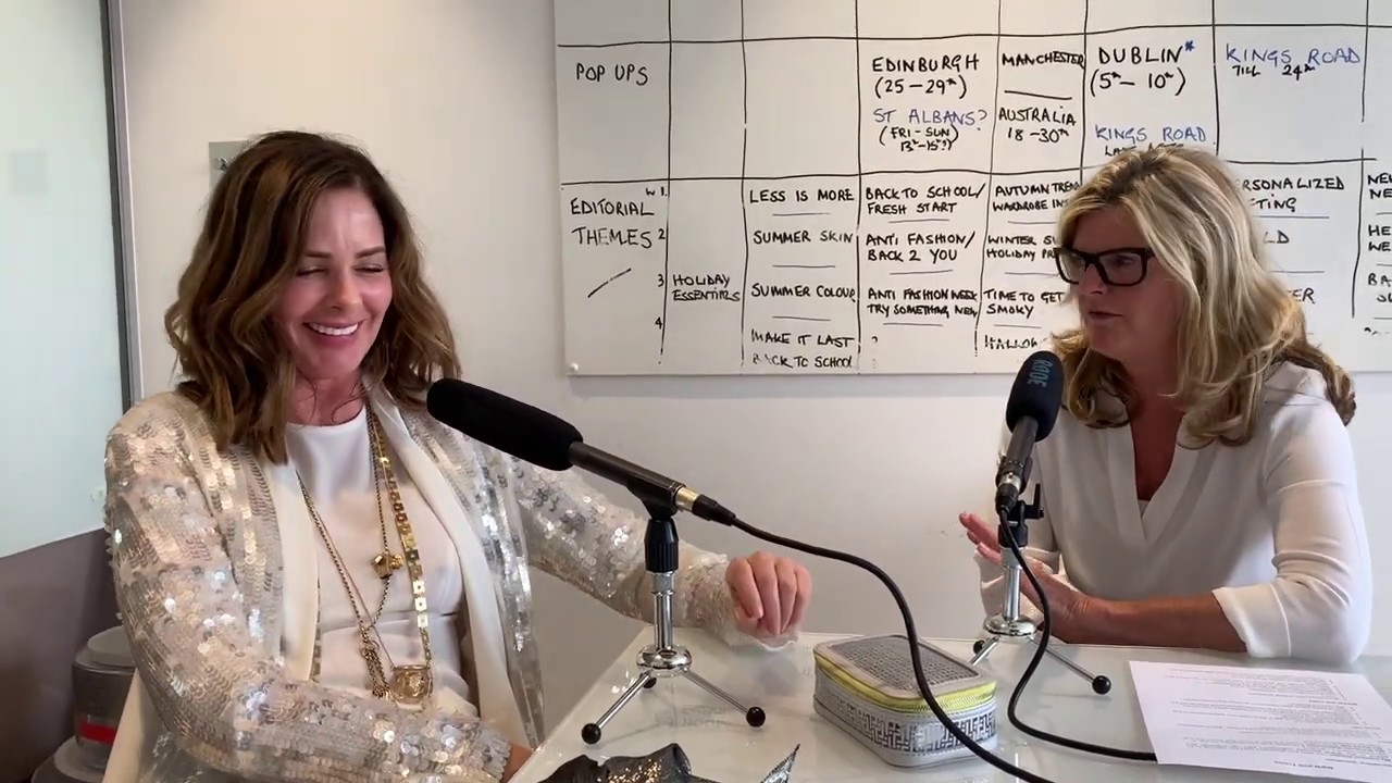 Trinny on bandanas and lower facelift moments