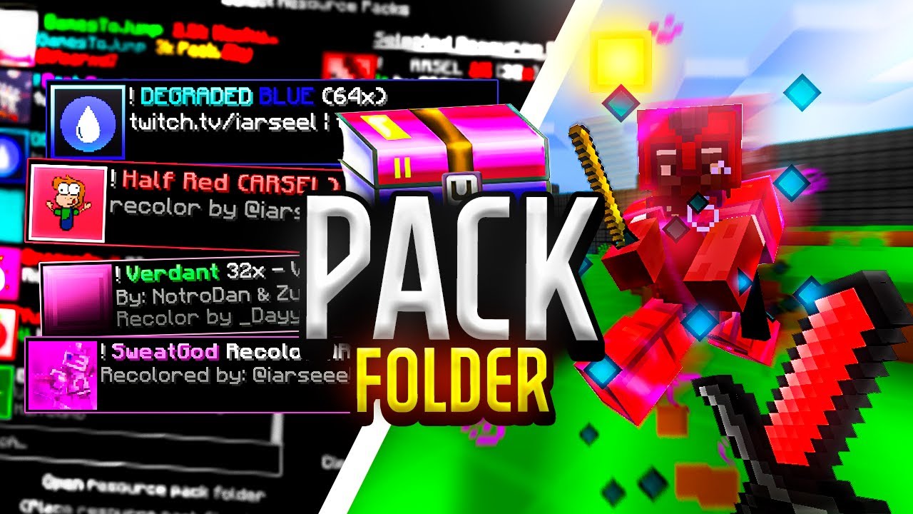 ARSEL'S PACK FOLDER [+80 PACKS] (BEDWARS, POTPVP, BUILDUHC, SKYWARS, UHC...) MINECRAFT PVP