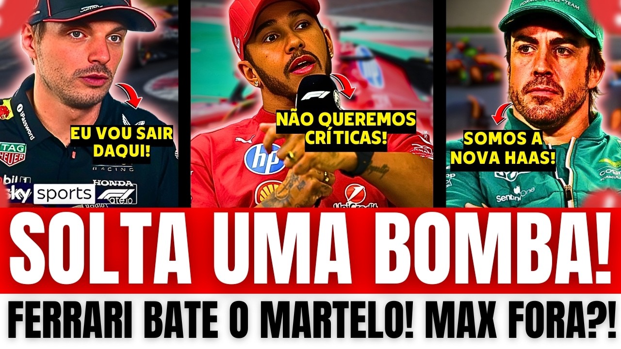 Lewis Hamilton faz DECLARAÇÃO CHOCANTE na Ferrari | Verstappen ABANDONANDO a Red Bull? | Mercedes