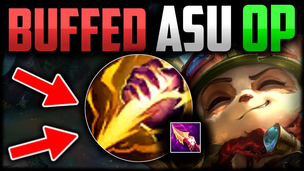 BUFFED TEEMO ASU (BUTTERY SMOOTH) How to Play Teemo Jungle & Carry Low Elo S14 - League of Legends