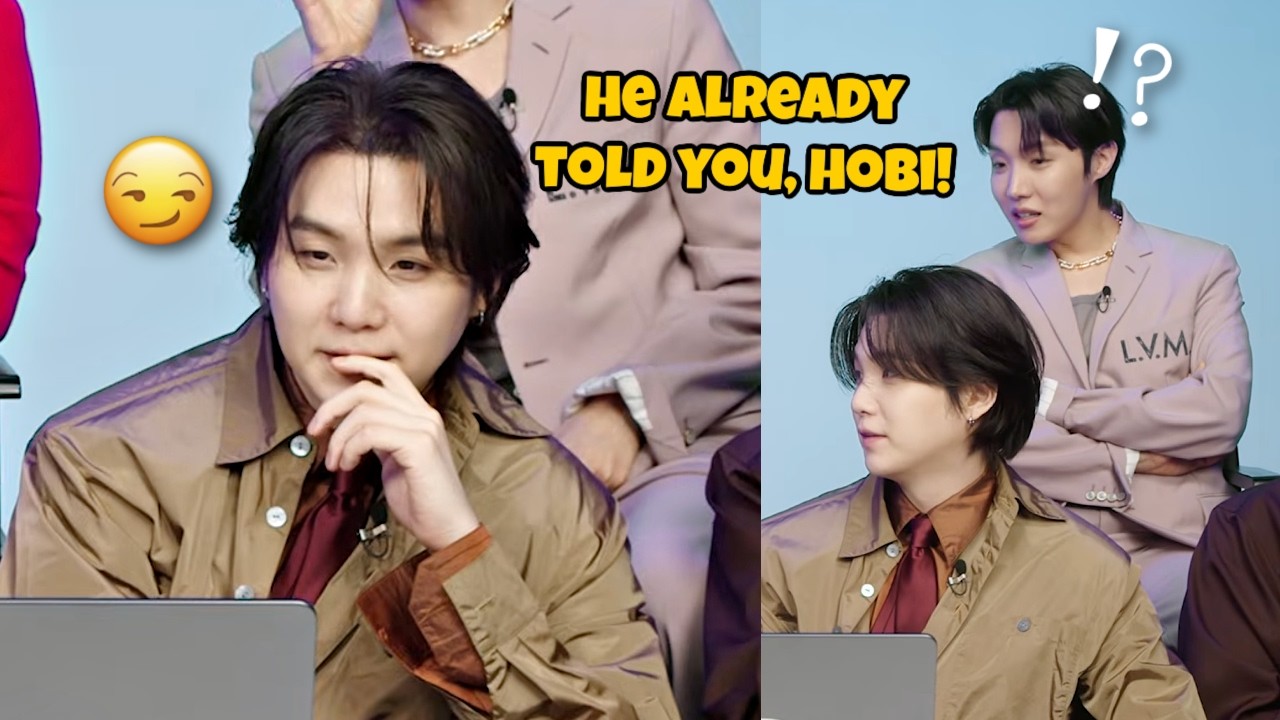 Yoongi's Visuals Gave Hobi Amnesia | SOPE
