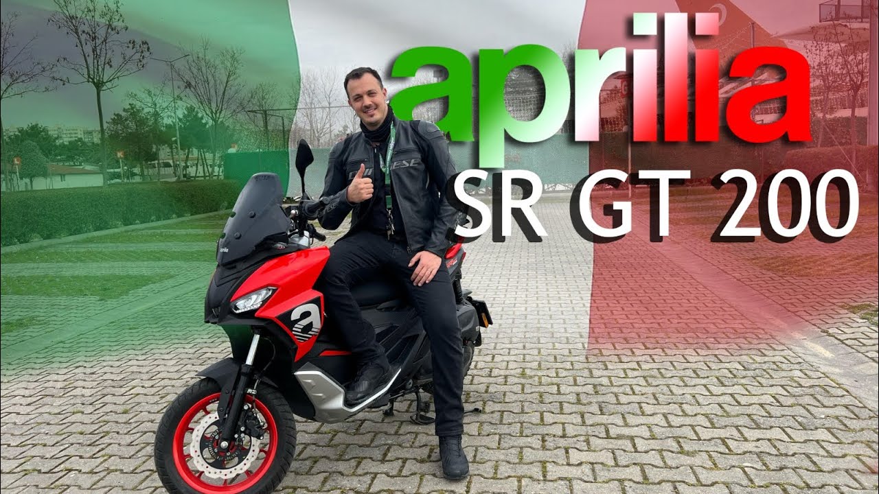 APRİLİA SR GT 200 İNCELEDİM ! PCX VE NMAX'E RAKİP OLABİLİR Mİ ?