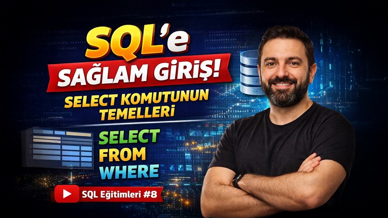 SQL Mantığını Anla! SELECT Komutunun Temel Kullanımı (Uygulamalı)#8 #keşfet #keşfetteyiz #data #sql