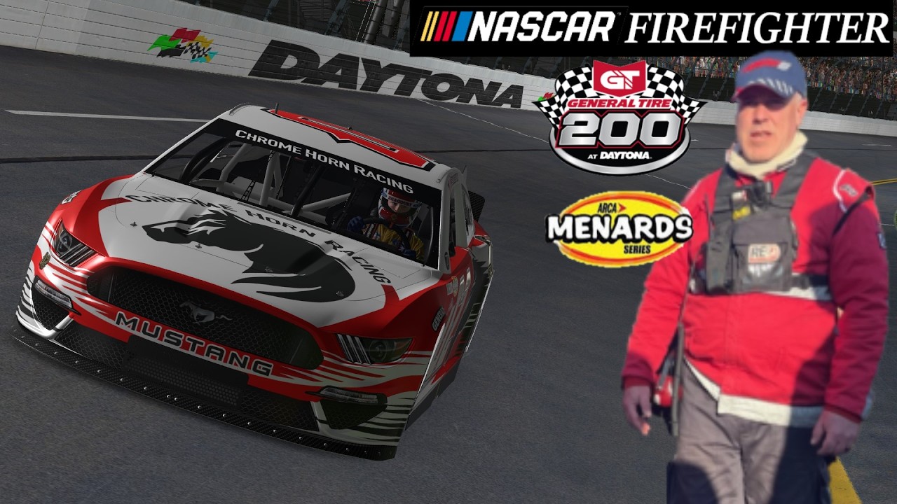 NASCAR Firefighter behind the wheel DAYTONA (official)