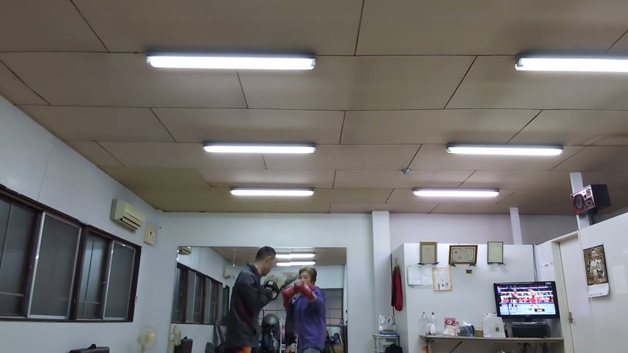 ガードを意識してもらいました丁寧にガード！