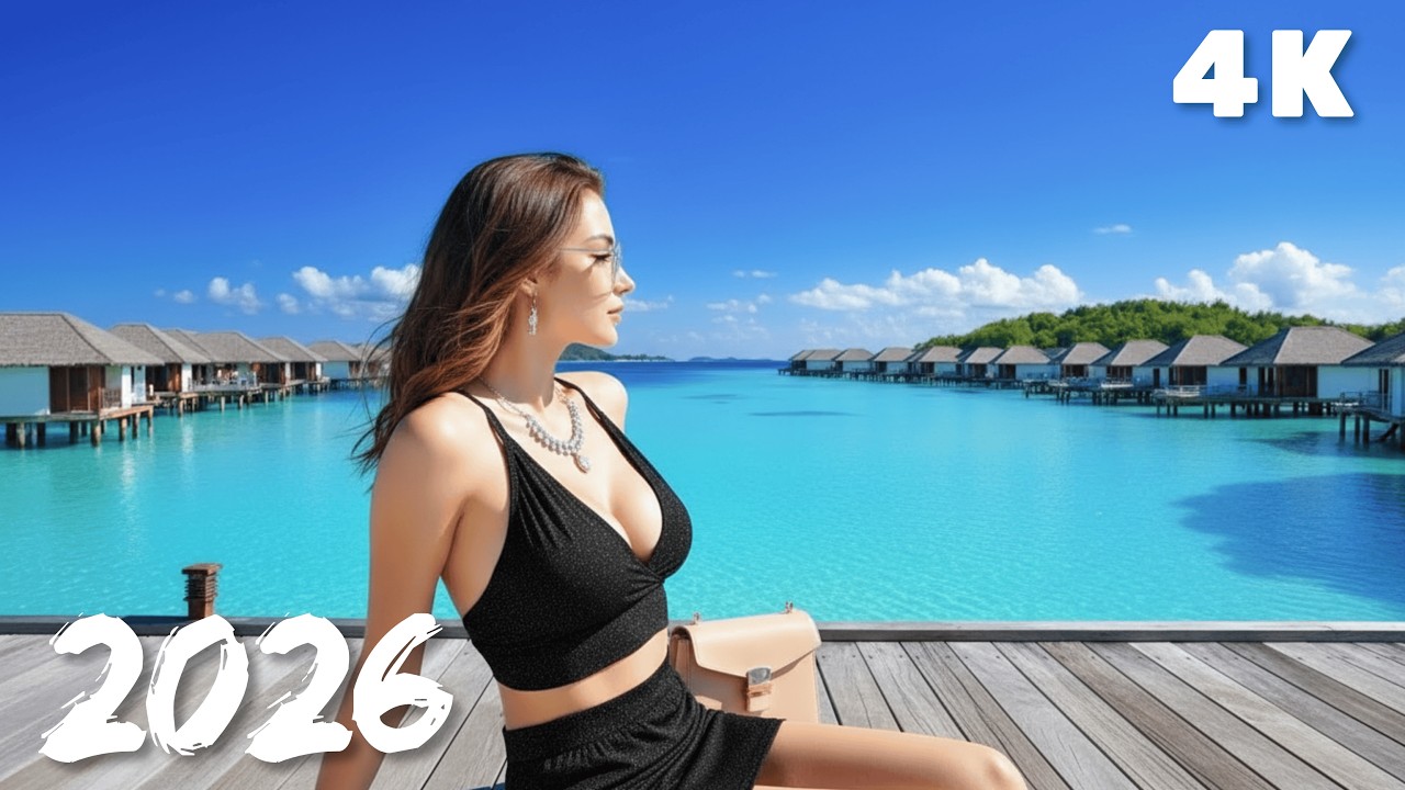 Lunar Tropical Silence 🌴 Chill Deep House Flow for Ocean Night Mood 4K UHD 2026 | Lunar Groove