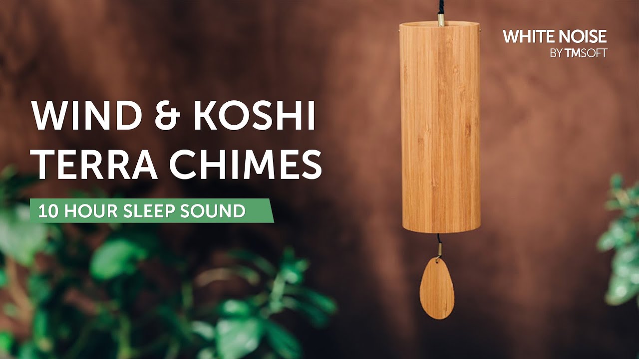 Ветер и колокольчики Koshi Terra - 10 часов сна Звук - Черный экран
