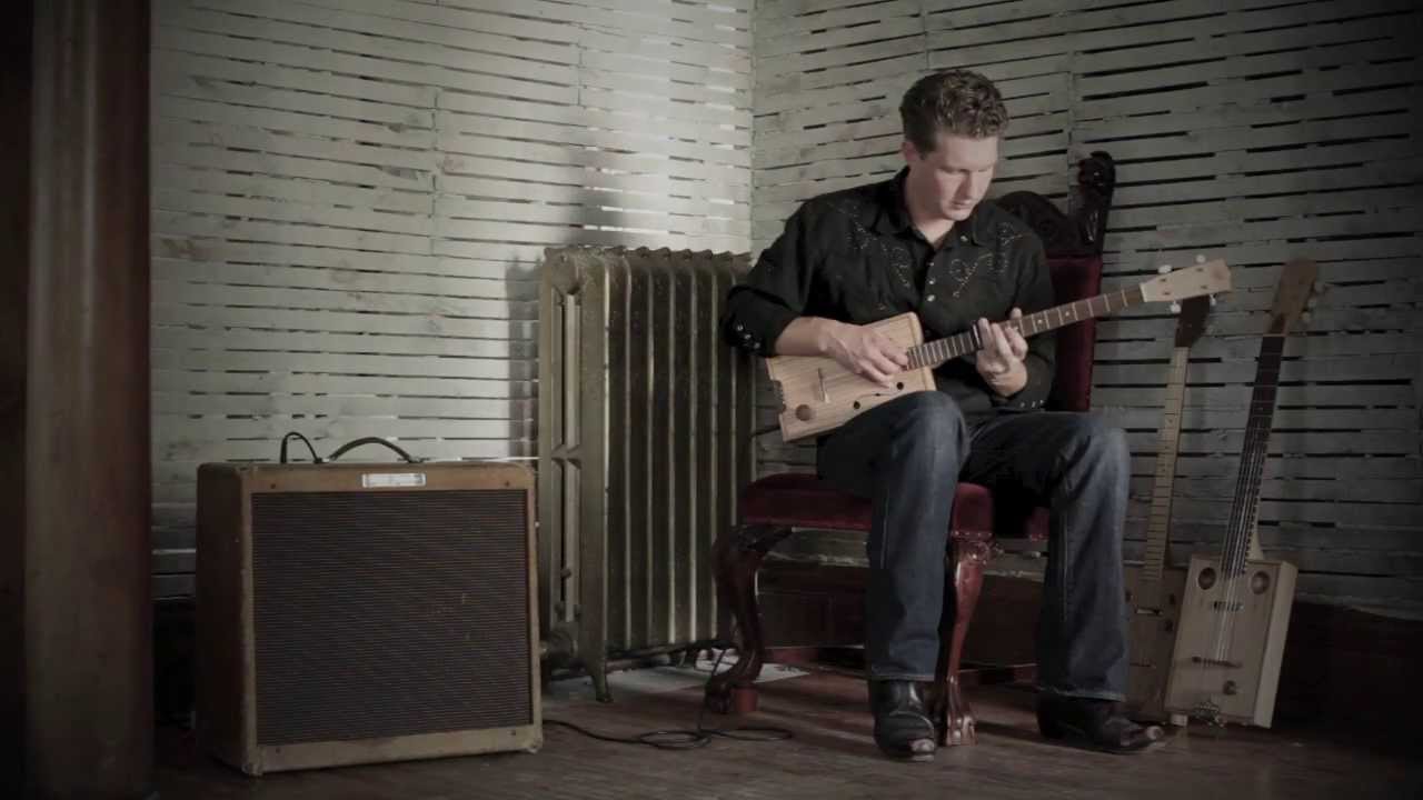 Blind Pilgrim Collection 4-string Cigar Box Guitar - Dark Was the Night, Cold Was the Ground