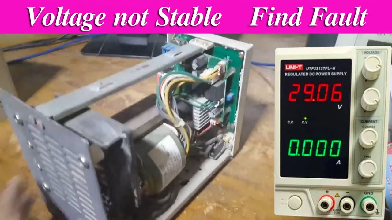 How to repair UNI-T POWER SUPPLY UTP3313TFL