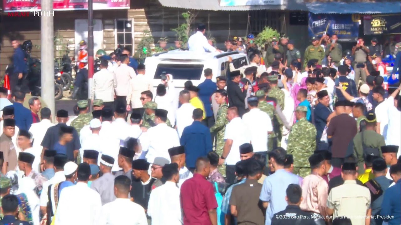 LIVE: Halalbihalal Presiden Prabowo dengan Masyarakat, Aceh Tamiang, 21 Maret 2026