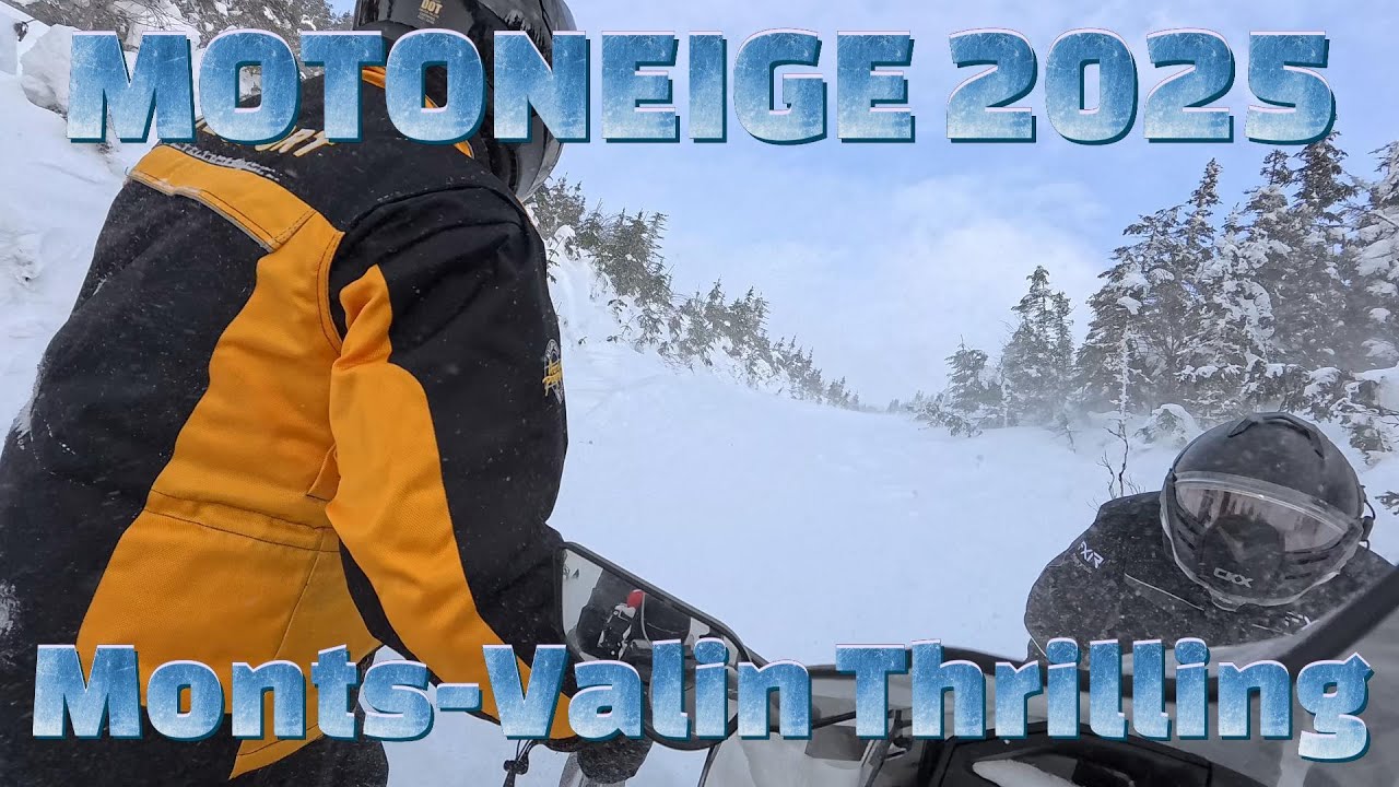 Motoneige 2025  Monts Valin palpitants
