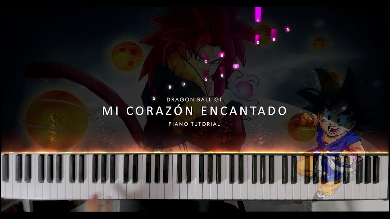 Mi Corazón Encantado - Dragon Ball GT / Piano Tutorial 2025 (pollonuel)