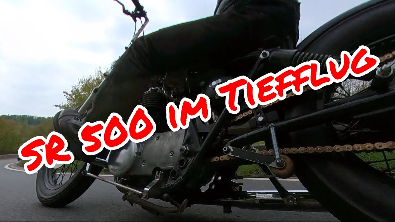 Yamaha SR 500 im Tiefflug durch Ost- u. Südwestfalen