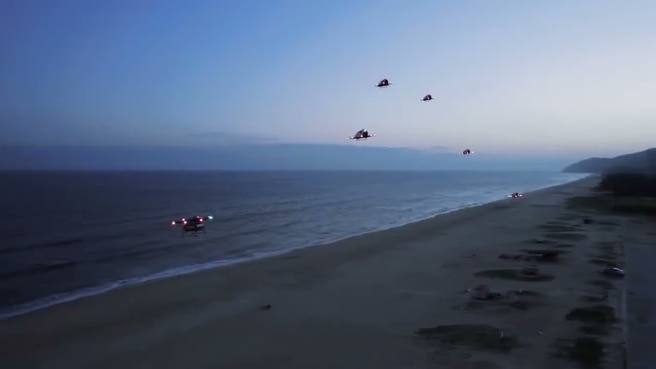 🇨🇳В Китае запускают летающие такси