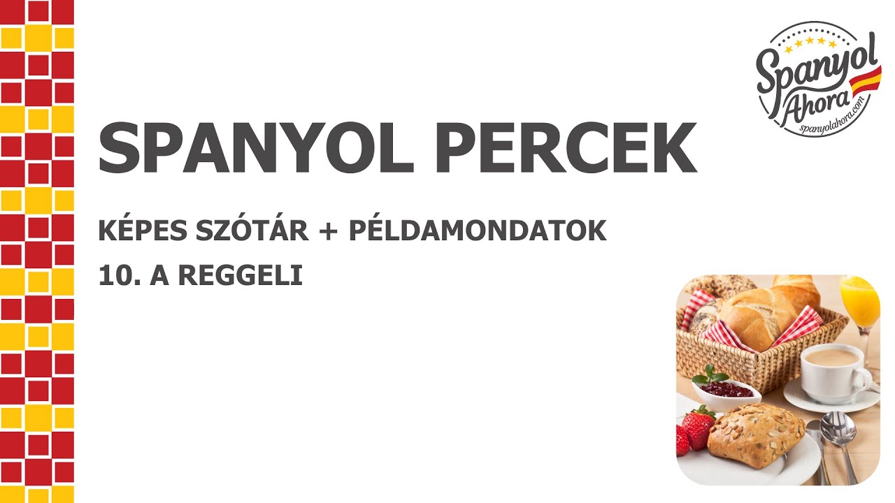 Expressz szókincsfejlesztés: a reggeli