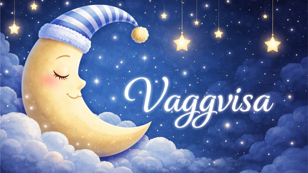 Vaggvisa för småbarn 🌙 Sov min vän – Sövande musik för barn & bebisar