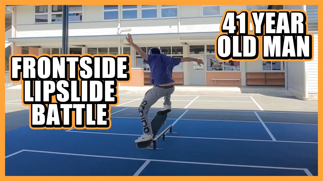 Todays battle is the Frontside Lipslide and i did it quick!! #skateboarding #skate #sk8 #ajusta #fyp