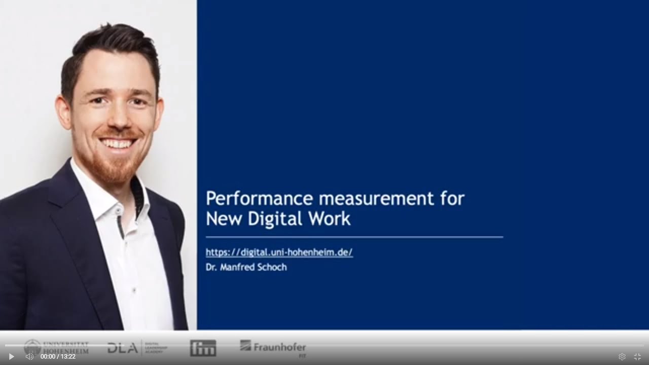 Performance measurement for New Digital Work (13:22 minutes)