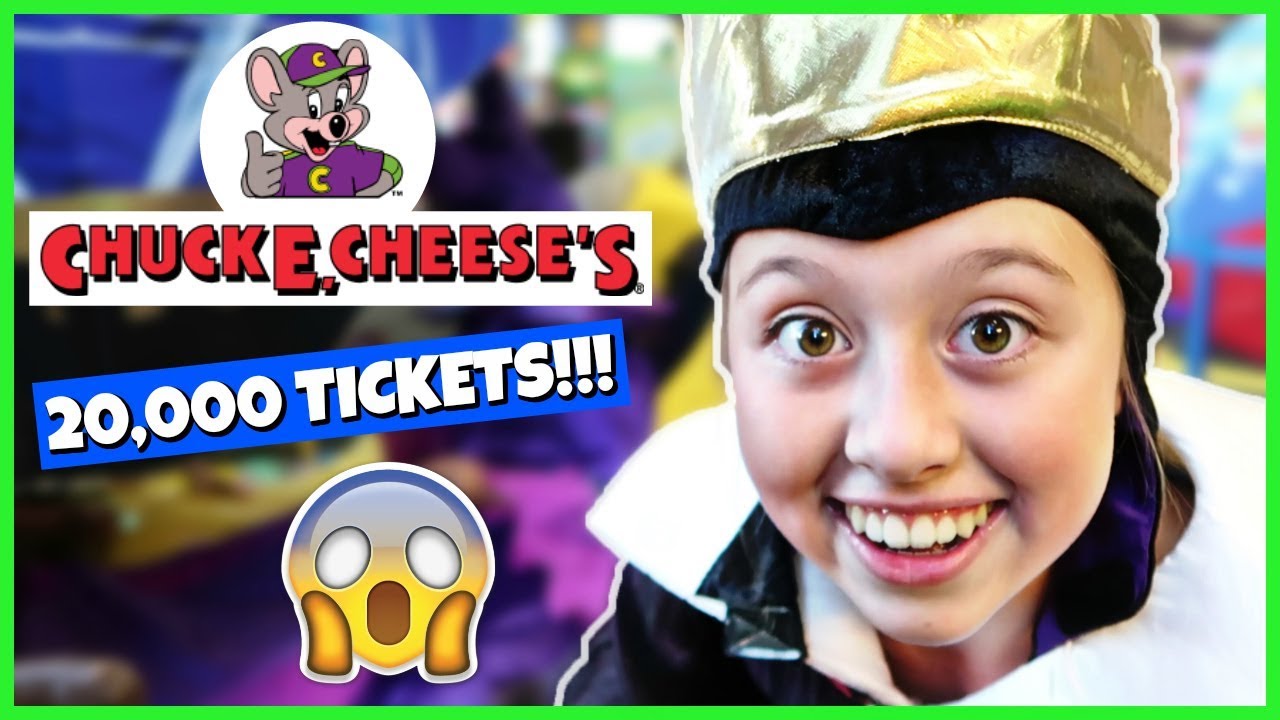 FAMILY FUN PLAYING AT CHUCK E CHEESE AND HUGE SURPRISE PRIZE HAUL!